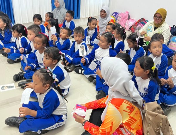 Polisi Sahabat Anak Polres Bintan, Meningkatkan Kesadaran Tertib Berlalu Lintas Sejak Dini