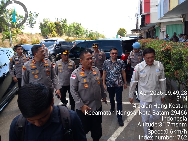 Kapolda Kepri Tinjau Kawasan Industri Terpadu Kabil, Kapolresta Barelang Turut Mendampingi Pastikan Situasi Aman dan Kondusif