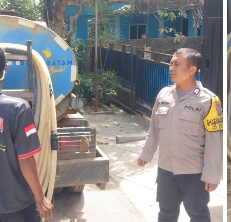 Upaya Berkelanjutan, Pendistribusian Air Bersih Hari ke-70 Berjalan Kondusif di Batu Ampar