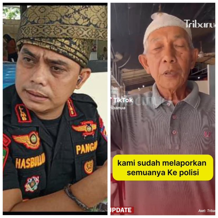 Panglima Tengah LLMB Batam Laporkan Pak TOTO dan Akun Viral TikTok @Tribanua ke Polda Kepri