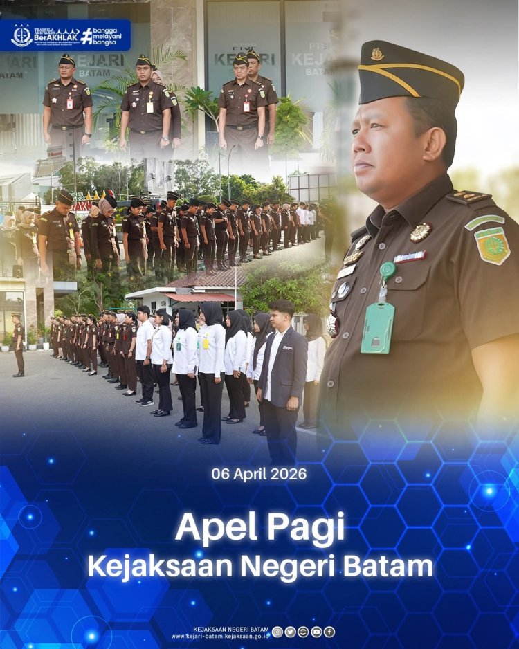 Kejari Batam Gelar Apel Pagi, Perkuat Disiplin dan Integritas Pegawai