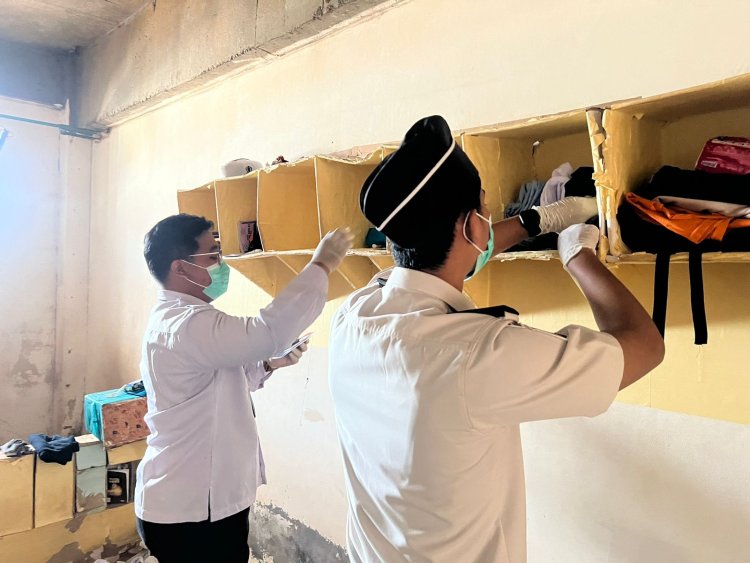 Langkah Tegas Sambut Hari Bhakti Pemasyarakatan, Rutan Batam Gelar Razia dan Tes Urine