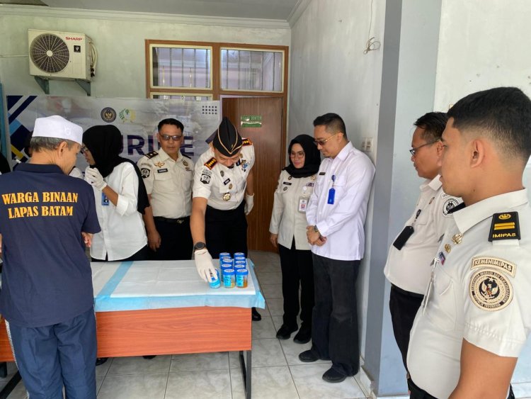 HBP Ke-62, Kalapas Batam Tegaskan Komitmen Wujudkan Lapas Bersih dari Narkoba dan Halinar