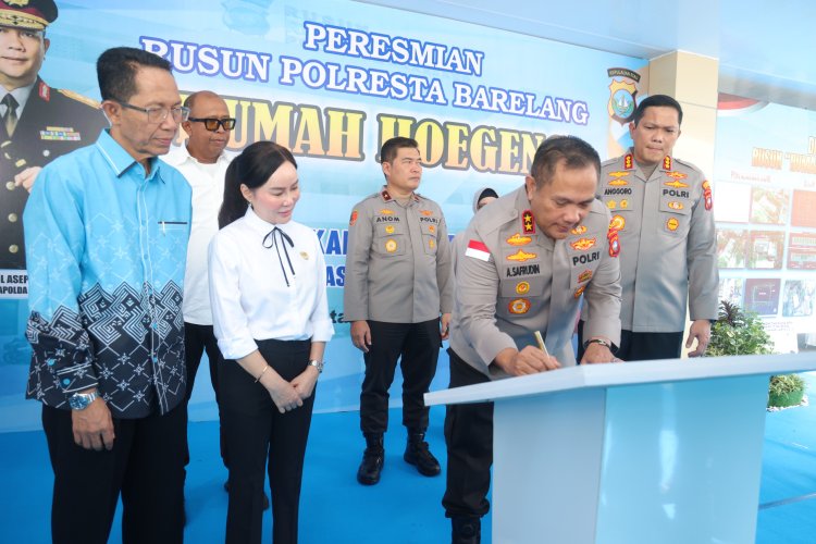 Kapolda Kepri Resmikan Rusun Rumah Hoegeng dan Fitness Gym A.S.93, Wujud Nyata Peningkatan Kesejahteraan Personel Polri
