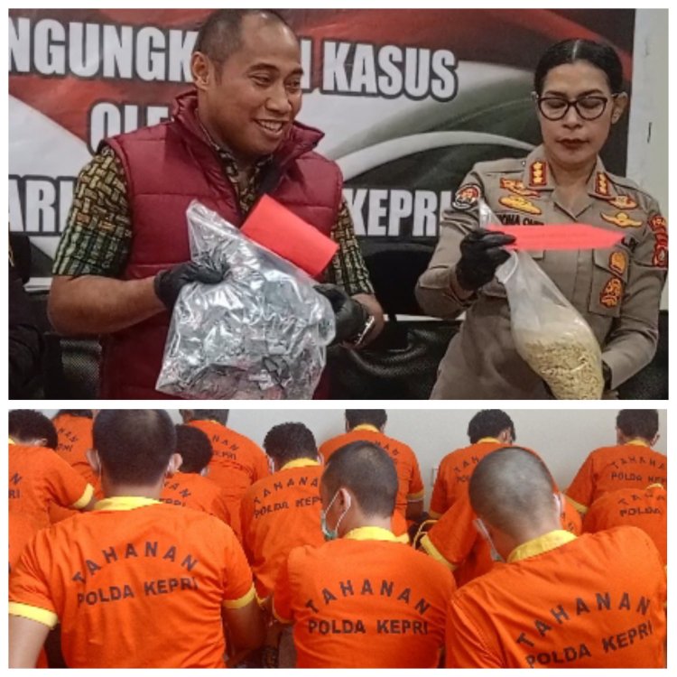 Polda Kepri Ungkap 41 Kasus Narkotika, 58 Tersangka Diamankan dalam Dua Bulan Terakhir