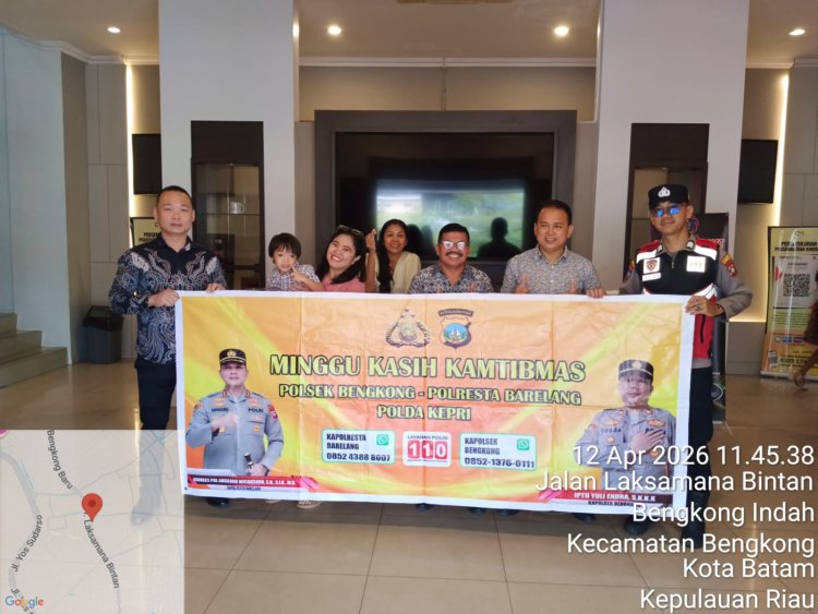 Polsek Bengkong Gelar Minggu Kasih Kamtibmas di Gereja HKBP Estomihi, Perkuat Sinergi dengan Masyarakat
