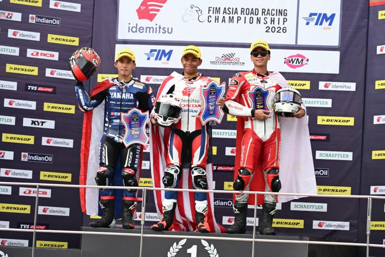 Aksi Kencang Pebalap Astra Honda Taklukkan Podium ARRC Sepang