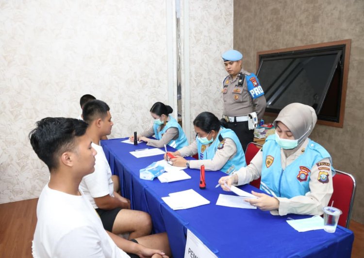 POLDA KEPRI KEDEPANKAN PRINSIP BETAH DALAM PELAKSANAAN RIKKES TAHAP I SELEKSI BINTARA POLRI T.A. 2026