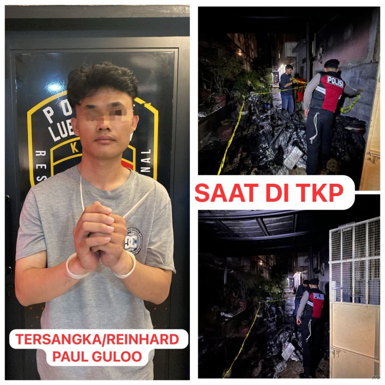 Polsek Lubuk Baja Ungkap Kasus Pembakaran Motor di Ruko Wijaya Kusuma, Satu Pelaku Diamankan