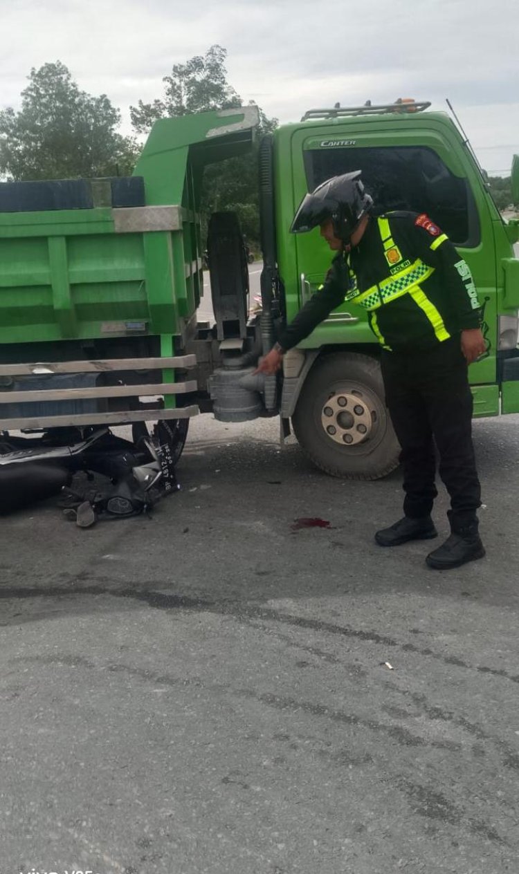 Kecelakaan di Jalan Lintas Timur Bintan, Dua Pengendara Motor Alami Luka Berat