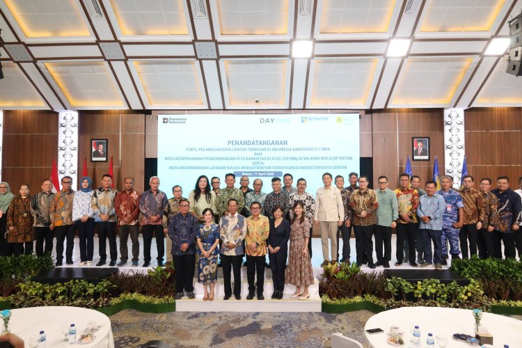 Dorong Kemandirian Energi Batam, Dankodaeral IV Hadiri Penandatanganan MOU Strategis BP Batam dan PLN Batam