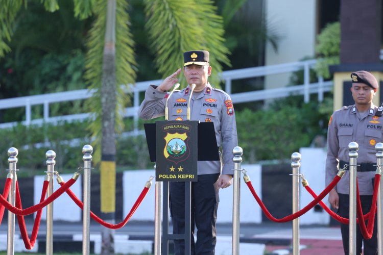 UPACARA HARI KESADARAN NASIONAL, WAKAPOLDA KEPRI TEKANKAN PROFESIONALISME DAN INTEGRITAS PERSONEL
