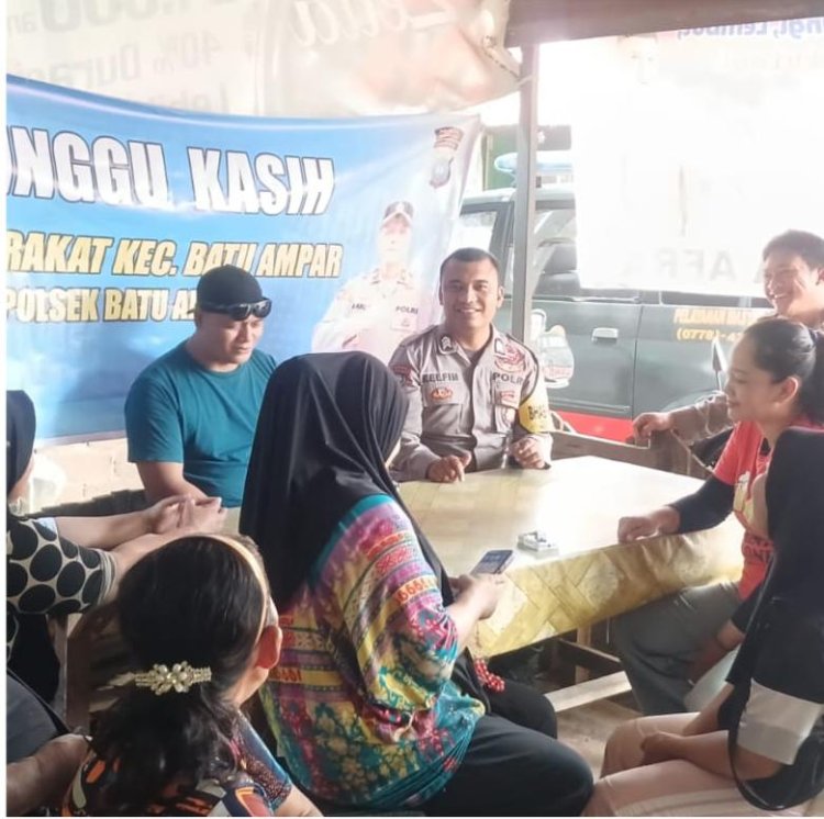 Minggu Kasih Kamtibmas Polsek Batu Ampar: Perkuat Silaturahmi, Wujudkan Lingkungan Aman dan Nyaman