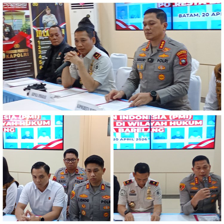 Polresta Barelang Ungkap Kasus PMI Non Prosedural, 167 Orang Berhasil Dicegah Berangkat ke Luar Negeri