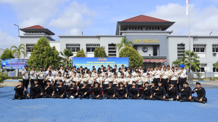 Deklarasi Zero Halinar di Lapas Batam, Komitmen Tegas Dukung Program Aksi Menteri