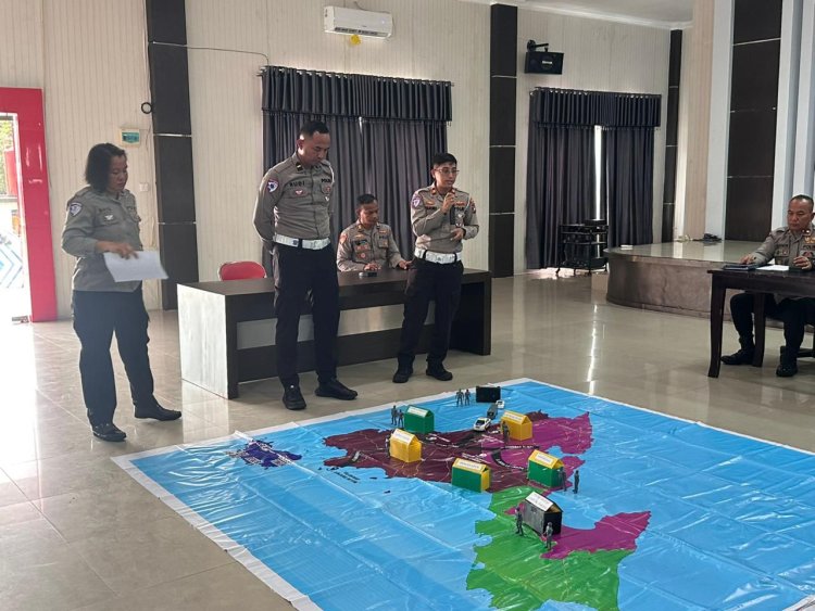 Polres Lingga Matangkan Pengamanan Kunjungan Delegasi PSUK Negeri Pahang Lewat TFG