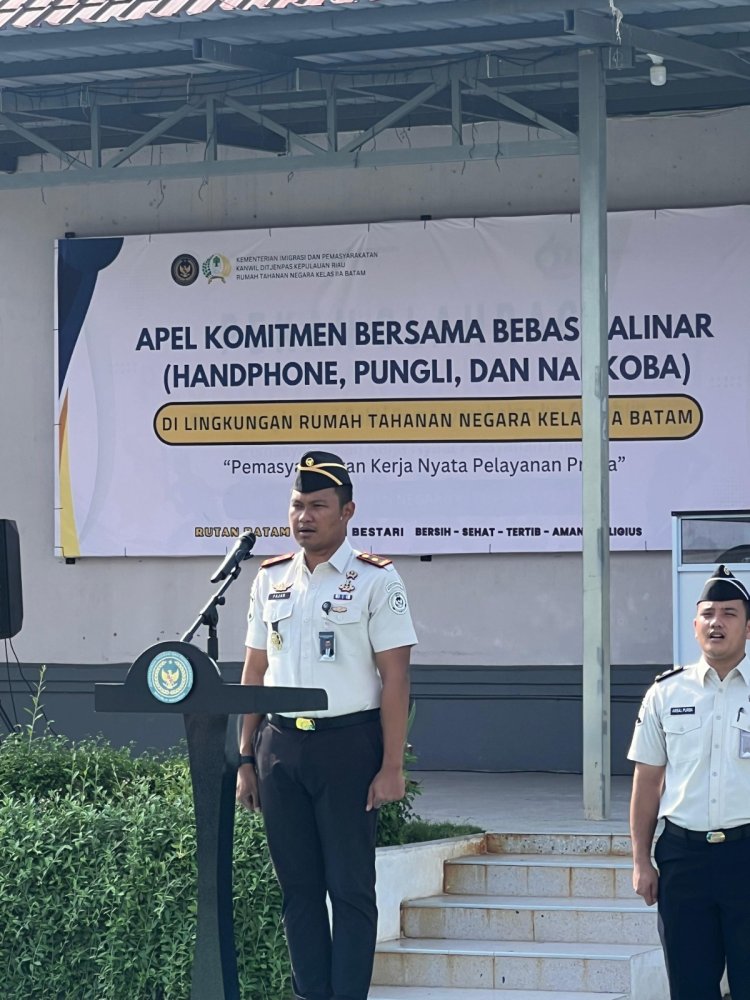 SATU TEKAD, SATU SUARA: RUTAN BATAM GAUNGKAN KOMITMEN BEBAS HALINAR