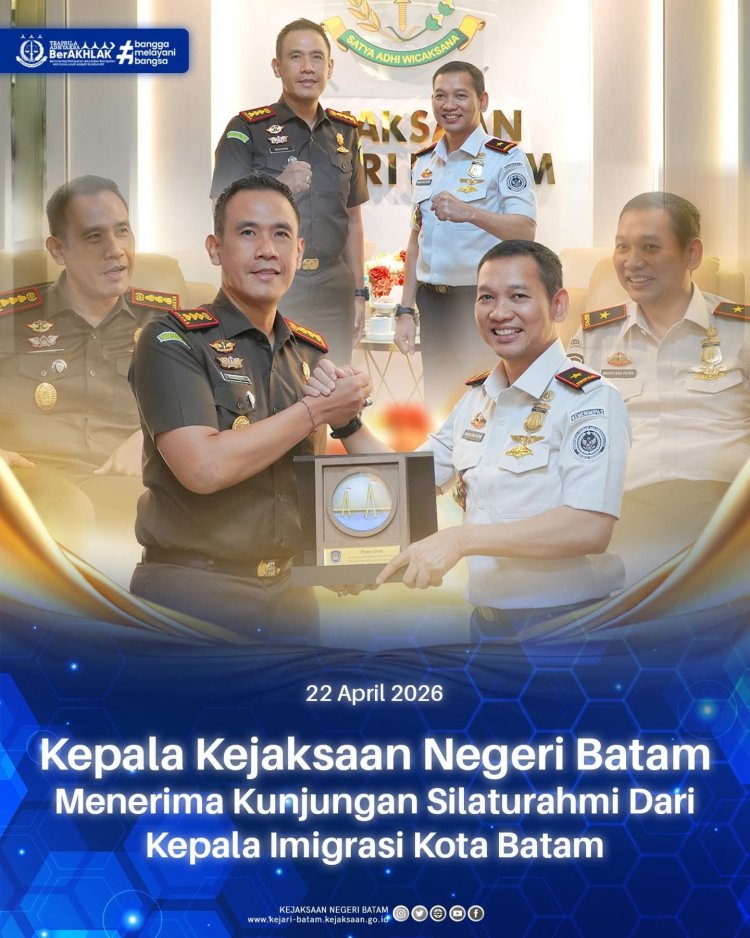 Kejari Batam Terima Kunjungan Silaturahmi Kepala Imigrasi, Perkuat Sinergi Antarinstansi