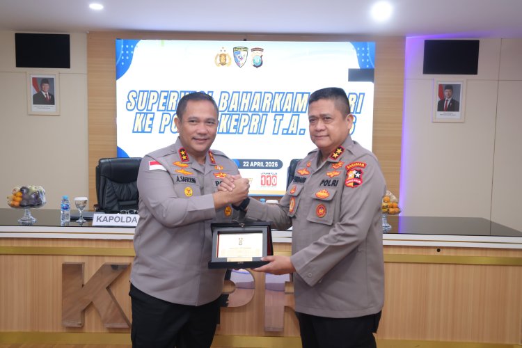 POLDA KEPRI TERIMA KUNJUNGAN TIM SUPERVISI BAHARKAM POLRI T.A. 2026