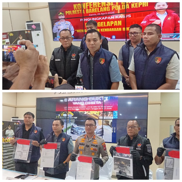 Polresta Barelang Tetapkan CP sebagai Tersangka Kasus Penggelapan Mobil Rental