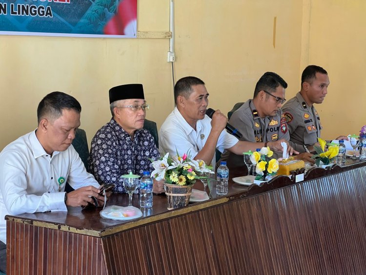 Polres Lingga Perkuat Ketahanan Pangan Desa, Dorong BUMDes Transparan dan Taat Hukum