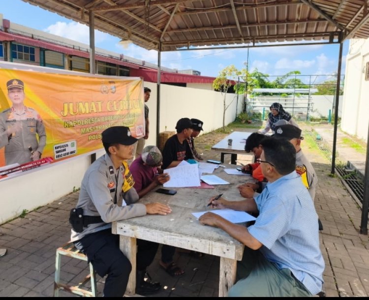 Jumat Curhat Polsek Bengkong, Warga Diajak Perkuat Sinergi Jaga Kamtibmas
