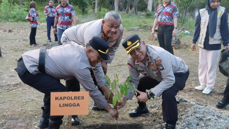 Kapolres Lingga Dukung Pelestarian Lingkungan dalam Kunjungan Delegasi Pahang