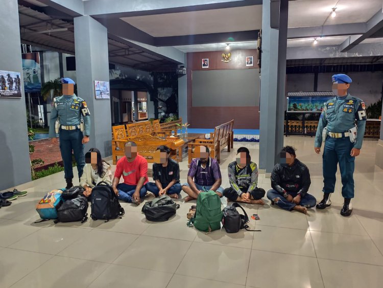 TNI AL dan BAIS TNI Gagalkan Upaya Masuknya PMI Non Prosedural di Perairan Karimun