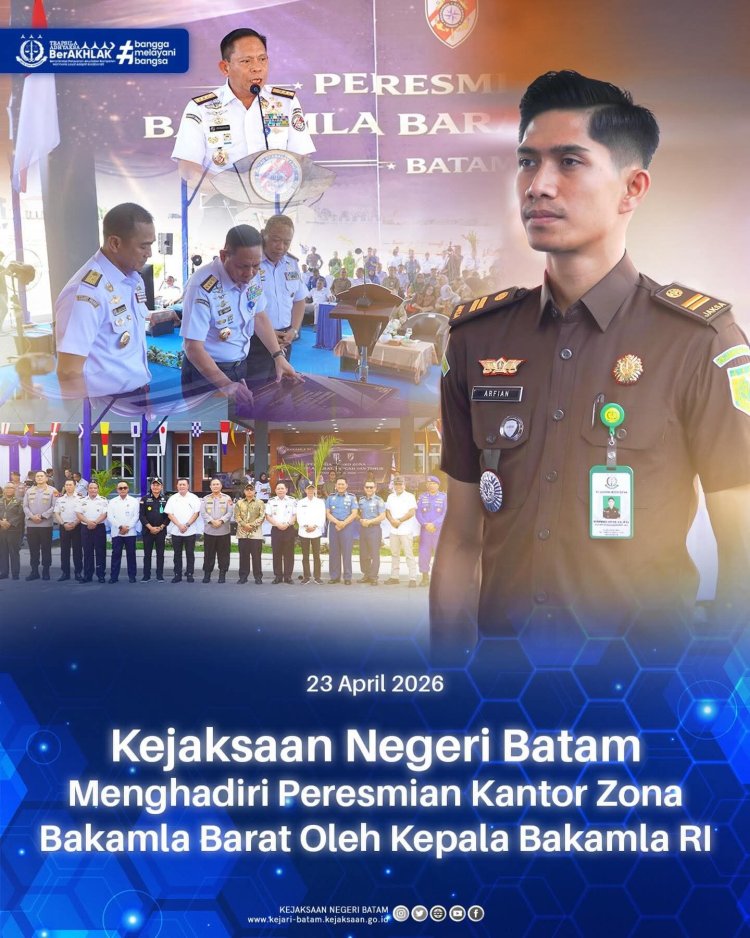 Peresmian Kantor Zona Bakamla Barat, Perkuat Sinergi Pengamanan Wilayah Perairan