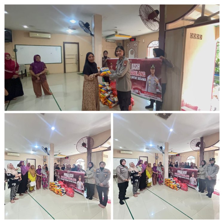 Polwan Polresta Barelang Hadirkan Minggu Kasih, Wujud Nyata Kepedulian Sosial kepada Masyarakat