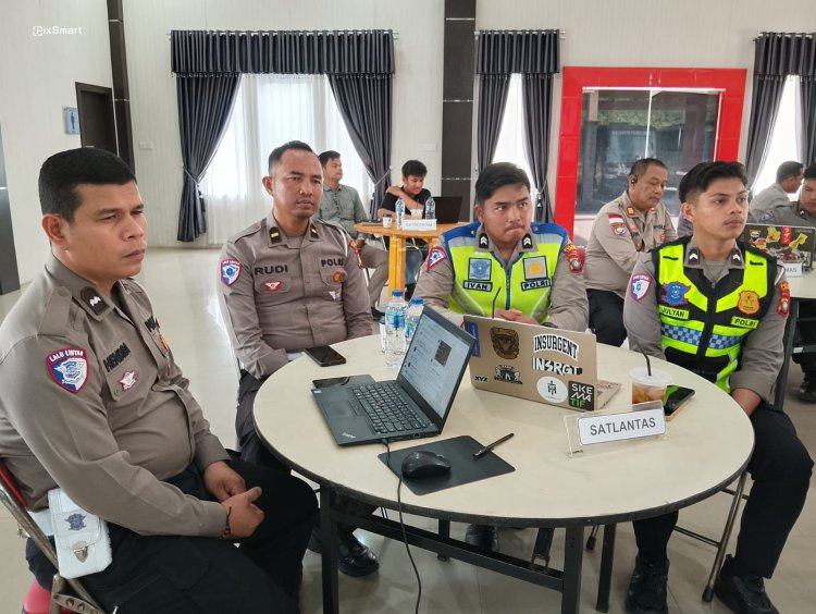 Polres Lingga Matangkan Strategi Pengamanan Lewat Gladi Posko 2026