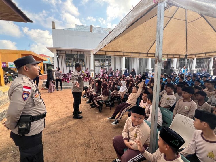 Satbinmas Polresta Barelang Laksanakan Silaturahmi dan Pembekalan Siswa SIT Mahabbatul Haq