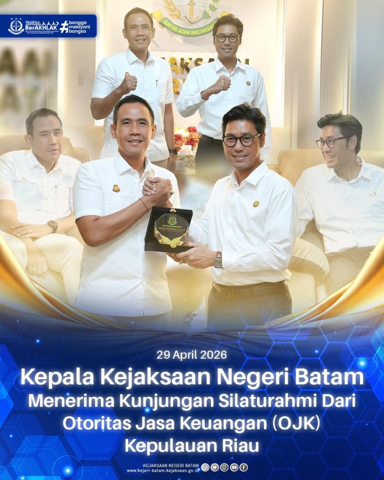 Kejari Batam Terima Kunjungan Silaturahmi OJK Kepri, Perkuat Sinergi Antar Lembaga