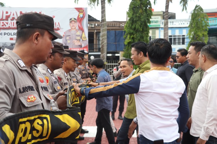 Polres Karimun Gelar Simulasi Penanganan Unras Jelang May Day 2026