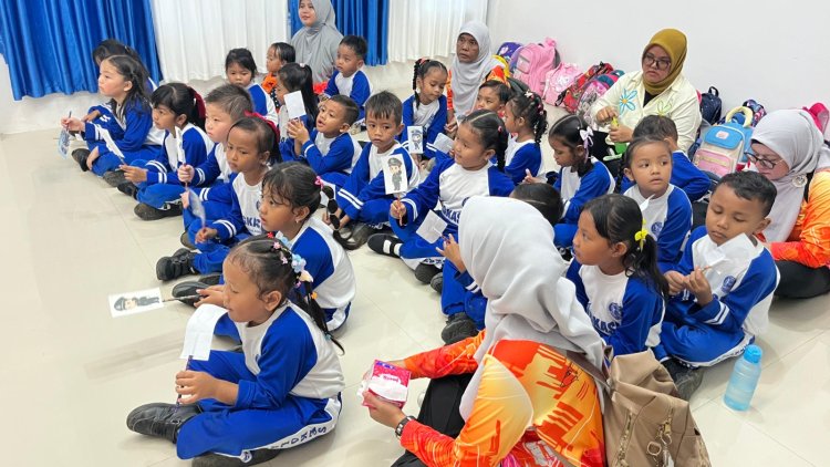 Polisi Sahabat Anak Polres Bintan, Meningkatkan Kesadaran Tertib Berlalu Lintas Sejak Dini