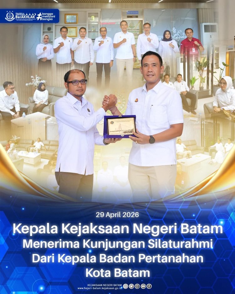 Kejari Batam Terima Kunjungan BPN, Perkuat Sinergi Bidang Pertanahan