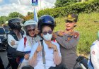 Polri Hadir Humanis di May Day, Polda Kepri Bagikan 200 Helm Gratis untuk Pekerja