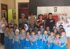 Ceria di Mapolsek, Anak TK Pembina Negeri Belajar Tentang Polisi