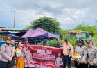 Polwan Polresta Barelang Gelar Kegiatan Minggu Kasih dengan Membagikan Bingkisan kepada Masyarakat di Tanjung Uma