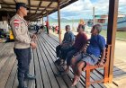 Melalui Patroli Pesisir, Kapospol Pancur Edukasi Nelayan Hadapi Cuaca Ekstrem