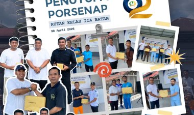 Penutupan PORSENAP Rutan Batam, Ajang Sportivitas dan Kebersamaan Berakhir Meriah