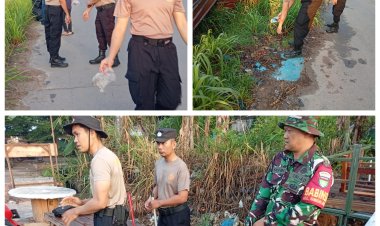 Polsek Batu Ampar Gelar Kerja Bakti May Day 2026, Bersihkan Akses Jalan Tanjung Sengkuang