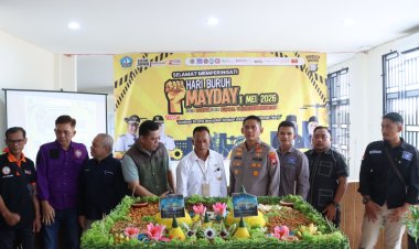 May Day Sejuk di Bintan, Potong Tumpeng hingga Berbagi Sembako, Wujud Nyata Polri Hadir untuk Buruh