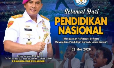 Panglima Korps Marinir Ucapkan Selamat Hari Pendidikan Nasional 2026