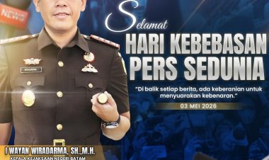 Kejari Batam Ucapkan Selamat Hari Kebebasan Pers Sedunia 2026