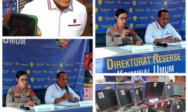 Ditreskrimum Polda Kepri Gelar Perkara Ungkap Kasus Judi Online di Batam