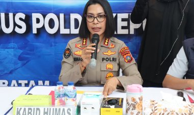 Ditreskrimsus Polda Kepri Bongkar Penyelundupan Barang Bekas Ilegal dari Singapura di Batam