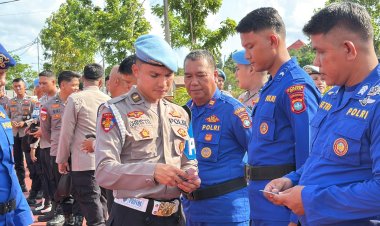 Demi terwujudnya sikap disiplin, Propam Polres Bintan dan Porpam Polda Kepri lakukan Opsgaktiplin
