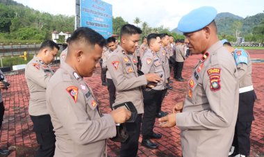 Wujudkan Polri Presisi, Propam Polres Lingga Gelar Penegakan Disiplin