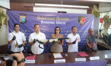 Polda Kepri Serahkan Terduga Perusak Ratusan Pohon Jati Emas di Batam ke Dinas Sosial
